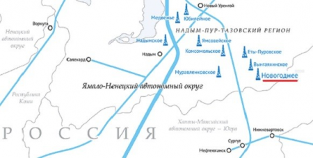 Одобрен проект обустройства куста №64 скважин Новогоднего газонефтяного месторождения Газпром нефти.