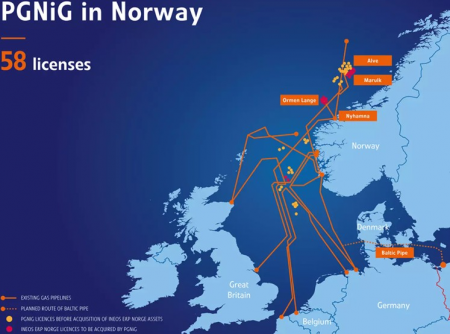 PGNiG получила долгожданное одобрение норвежских властей на покупку INEOS E&P Norge.